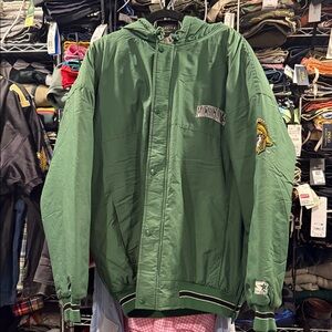 90’s Starter Green Michigan Varsity Jacket